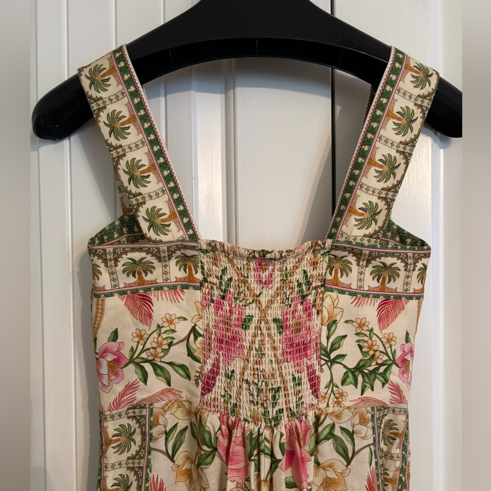 FARM RIO Palm dream strap knot jumpsuit. Size XS. - Picture 10 of 13